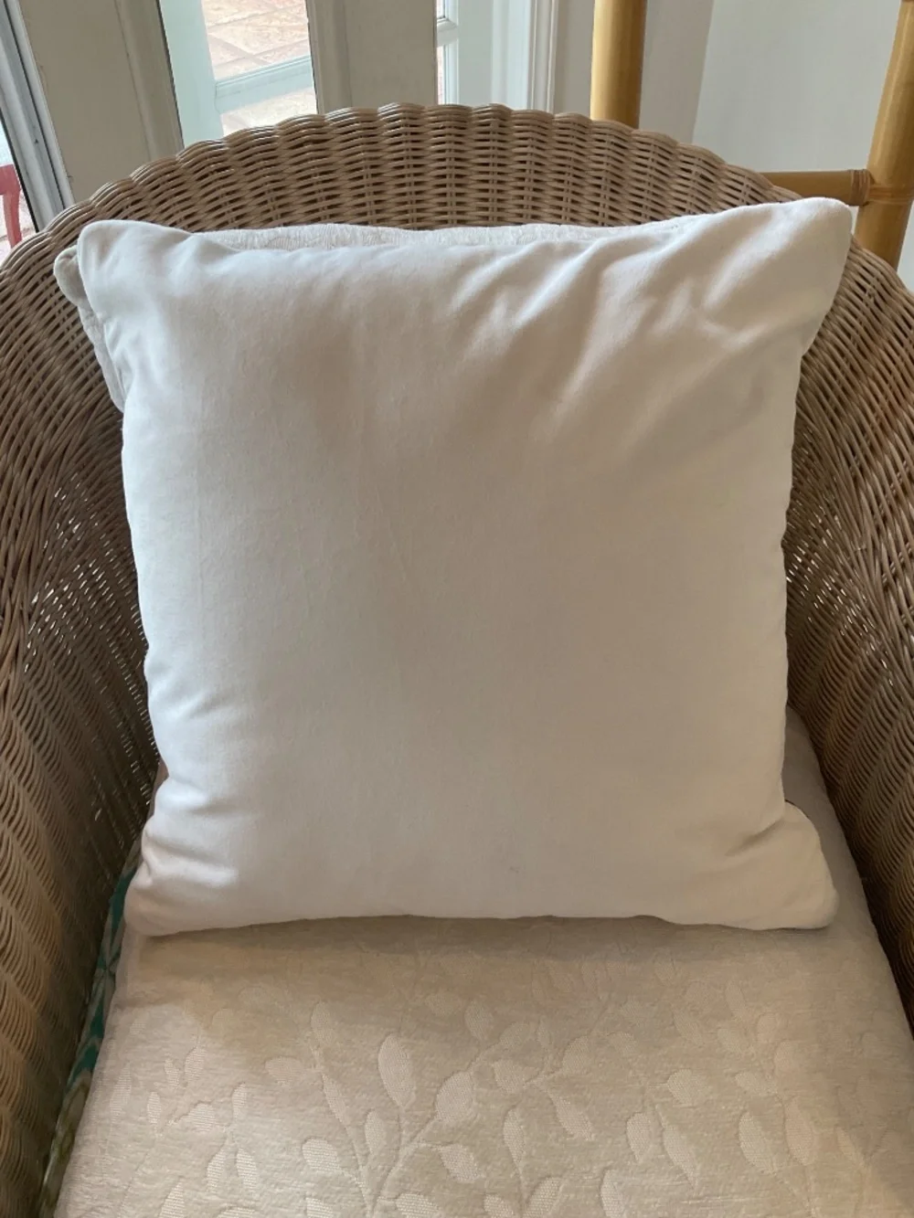 Beautiful Beaded Pointsietta Holly Christmas Pillow